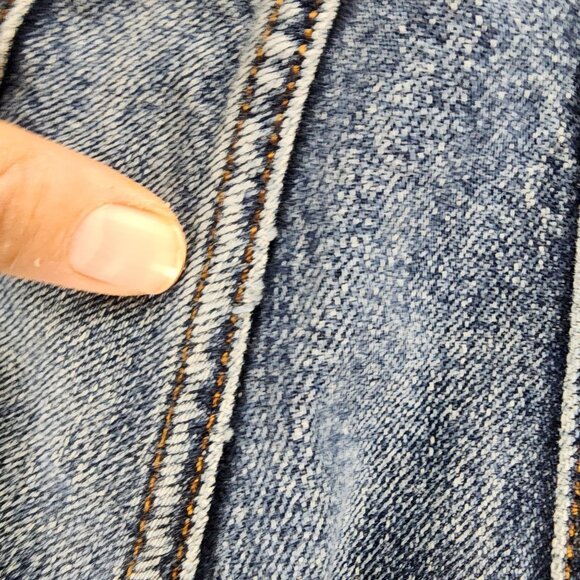 H&M Jeans Womens 30 Blue Stretch Denim Tapered Regular Fit *Read* - Picture 9 of 14